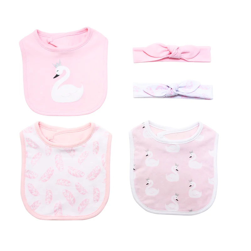 baberos y cintillos para bebé niña BAMBINO