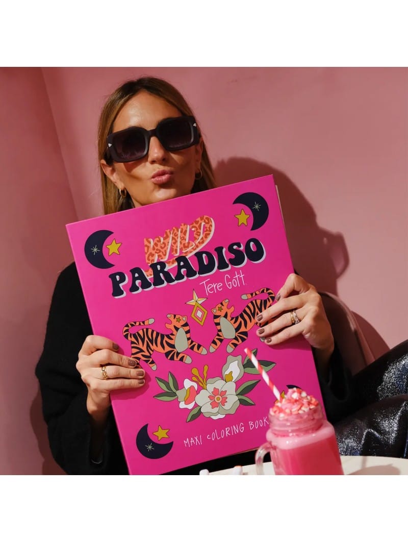 libro paradiso tere gott formato maxi ilustraciones para colorear