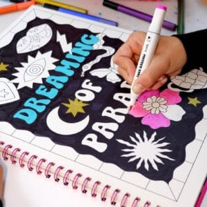 libro paradiso tere gott formato maxi ilustraciones para colorear