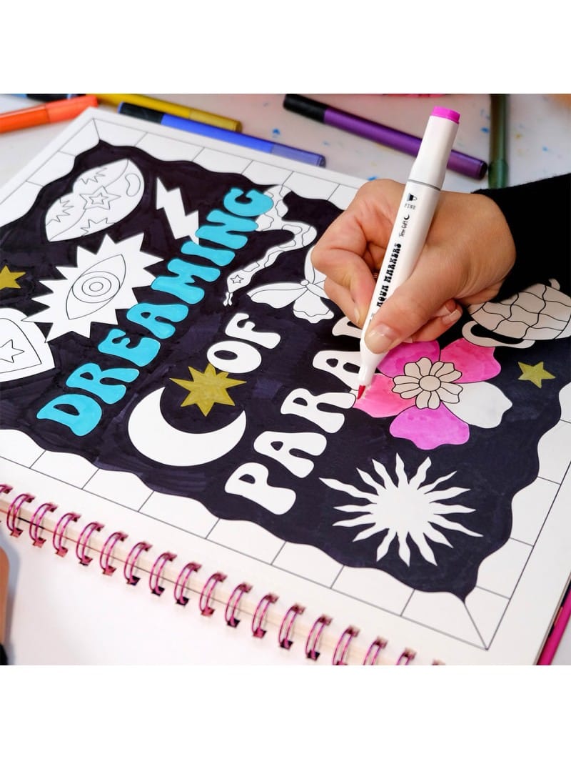 libro paradiso tere gott formato maxi ilustraciones para colorear