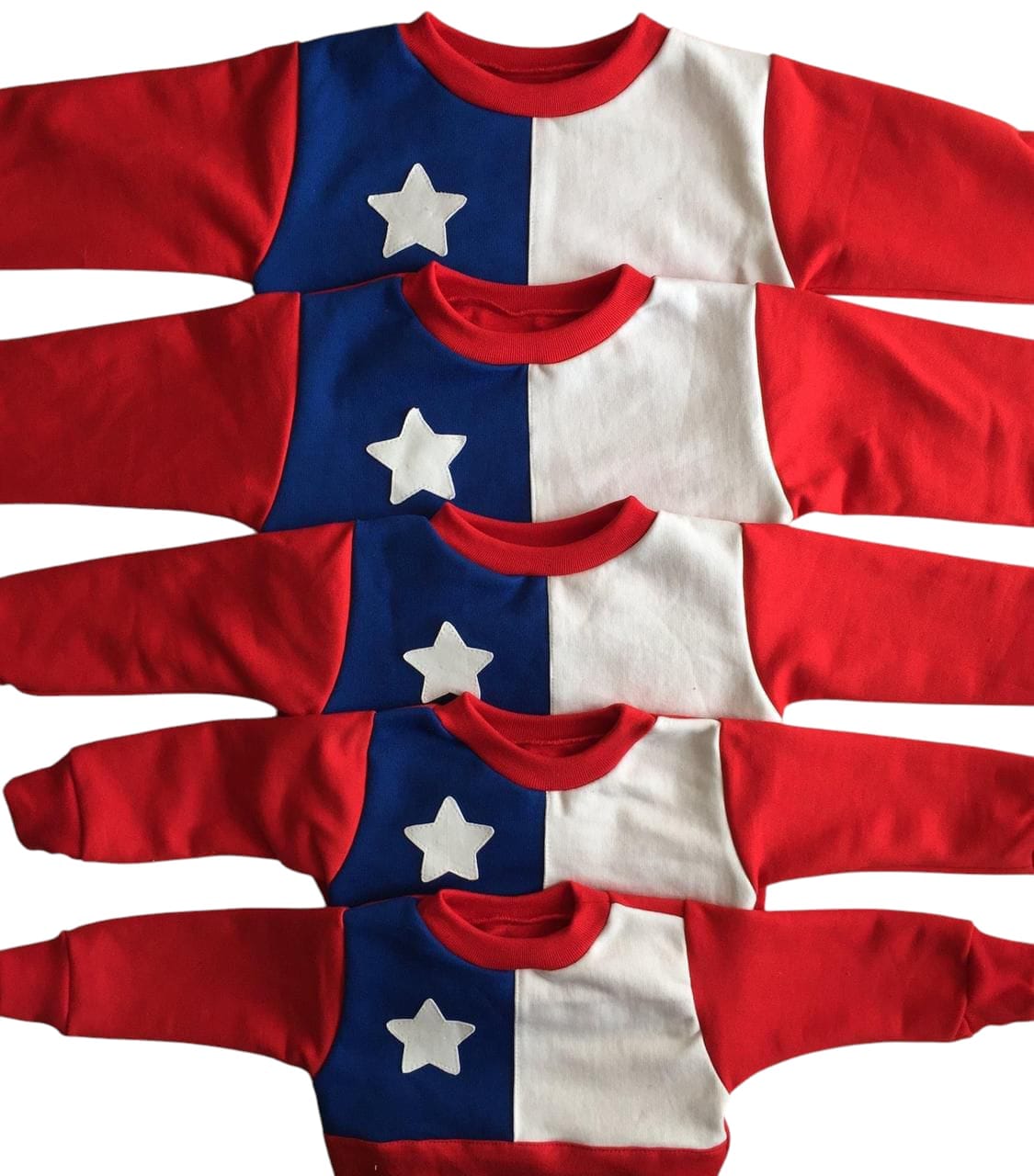 Poleron bandera Chile Mi guagua taquillera