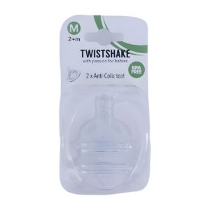 Tetina anticólico Twistshake de silicona premium