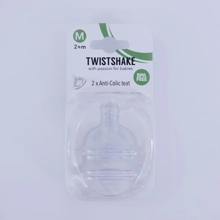 Tetina anticólico Twistshake de silicona premium