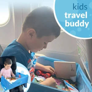 Uso Bandeja de Viaje para Niños – Mesa de Auto Infantil con Porta Tablet