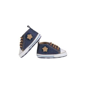 Zapatillas azules para bebé primeros pasos talla 17 y 18