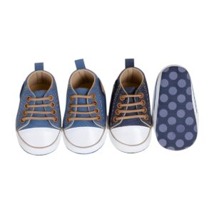 Zapatillas azules para bebé primeros pasos talla 17 y 18