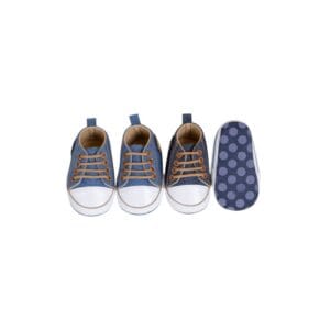 Zapatillas azules para bebé primeros pasos talla 17 y 18