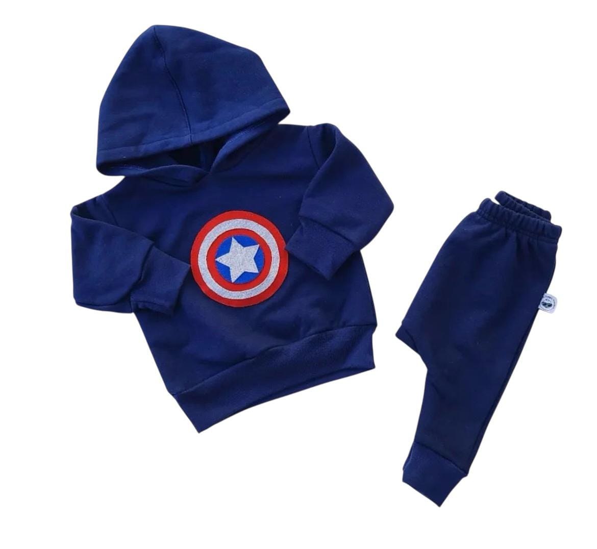 Conjunto buzo de bebé 100% algodón Azul Mi Guagua Taquillera