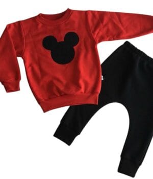 Conjunto buzo de bebé 100% algodón Rojo Mi Guagua Taquillera