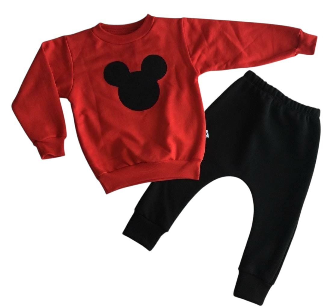 Conjunto buzo de bebé 100% algodón Rojo Mi Guagua Taquillera