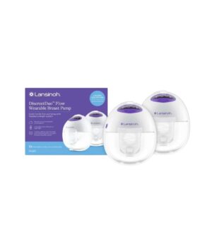 Extractor eléctrico portátil Lansinoh Discreet Duo Flow, manos libres y sin tubos