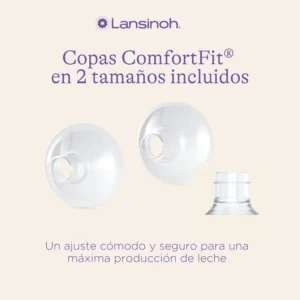 Extractor Lansinoh DiscreetDuo con copas
