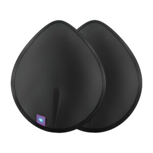 Absorventes de lactancia lavables Lansinoh en colores negro y piel, pack de 8 unidades