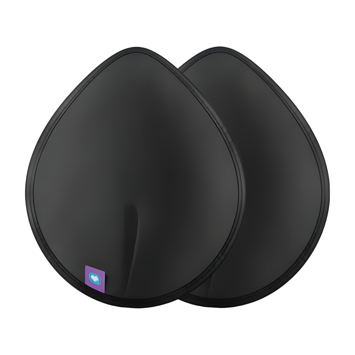 Absorventes de lactancia lavables Lansinoh en colores negro y piel, pack de 8 unidades