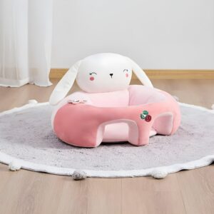 Sillón de Apoyo para Bebé Conejo Rosado