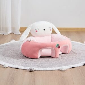 Sillón de Apoyo para Bebé Conejo Rosado