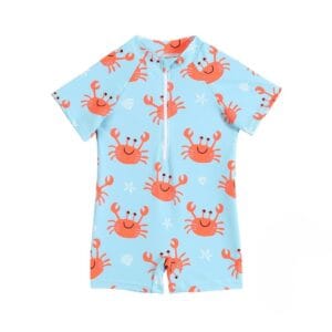 Traje de Baño Niño Cangrejo Azul Protección UV