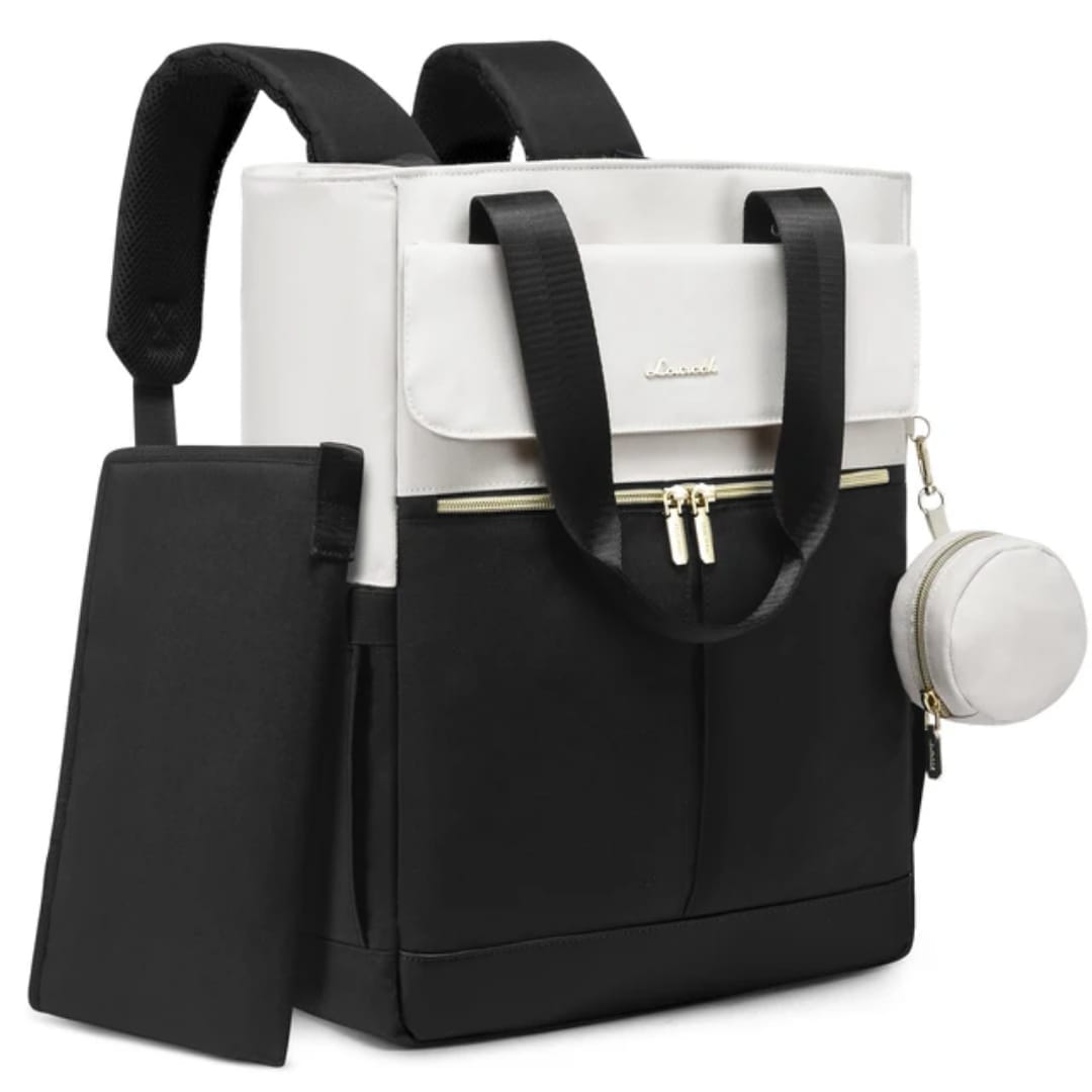 bolso maternal Eva blackandwhite