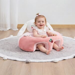 Sofá bebé lavable SensiBlue conejita con funda desmontable y bolsa de traslado — Estilo de Bebé