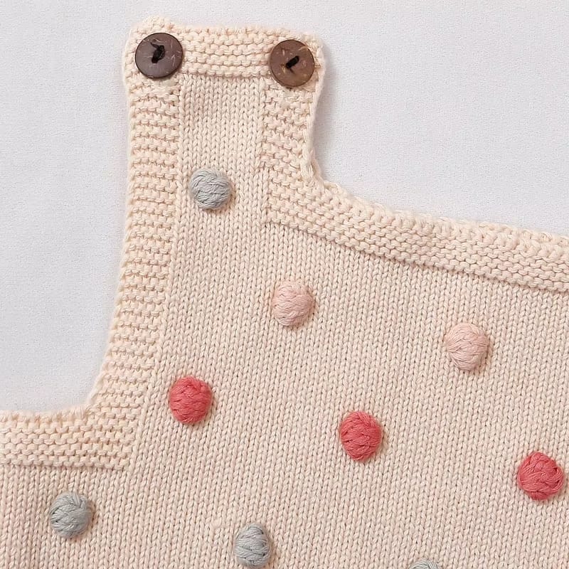 Enterito de algodón natural con botones