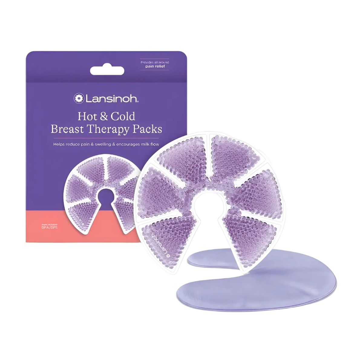 Almohadilla de lactancia TheraPearl 3 en 1 de Lansinoh para terapia frío y calor en el pecho