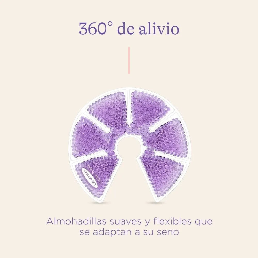 Almohadilla TheraPearl flexible congelada para terapia en frío