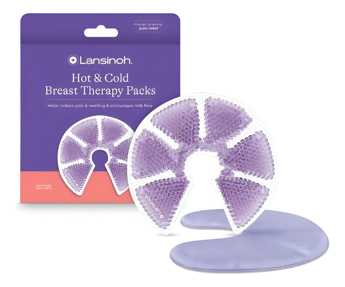 Almohadilla de lactancia TheraPearl 3 en 1 de Lansinoh para terapia frío y calor en el pecho