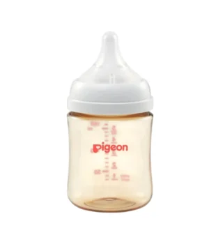 Tetina de silicona flujo lento de la mamadera Pigeon Softouch PPSU 160 ml anticólicos.