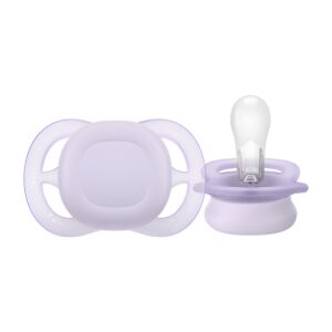 Chupete Philips Avent Ultra Start color morado suave para recién nacidos
