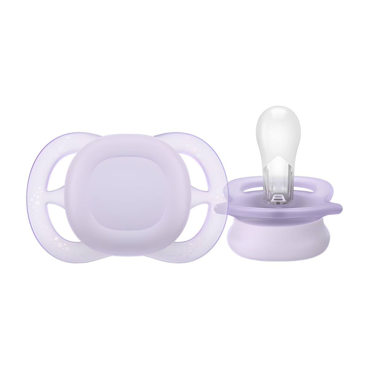 Chupete Philips Avent Ultra Start color morado suave para recién nacidos
