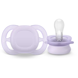 Chupete Philips Avent Ultra Start color morado suave para recién nacidos