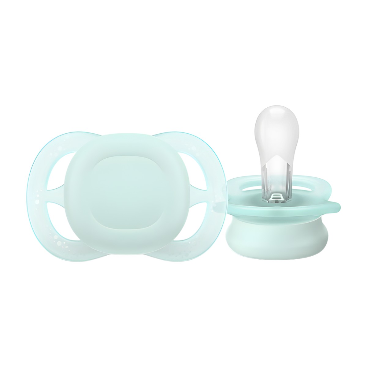 Chupete Philips Avent Ultra Start color verde menta para recién nacidos