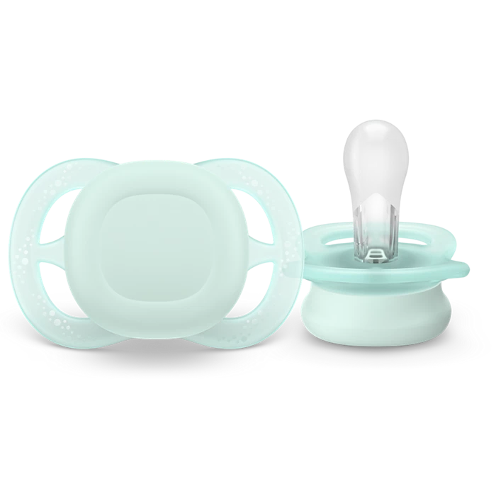 Chupete Philips Avent Ultra Start color verde menta para recién nacidos