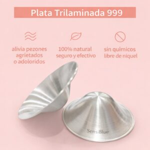 copas de plata trilaminada para lactancia