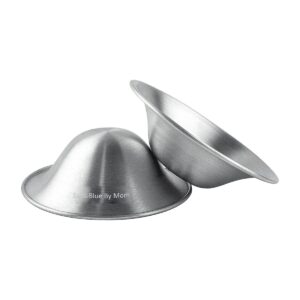 Copas de plata trilaminada .999 para lactancia SensiBlue con grabado SensiBlue By Mom