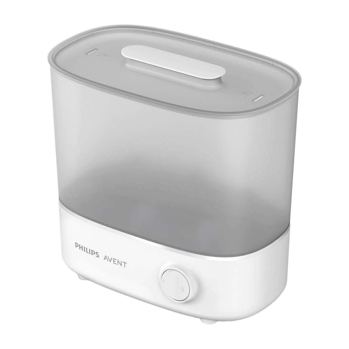 Esterilizador eléctrico Philips Avent en cocina moderna, ciclo de vapor activo