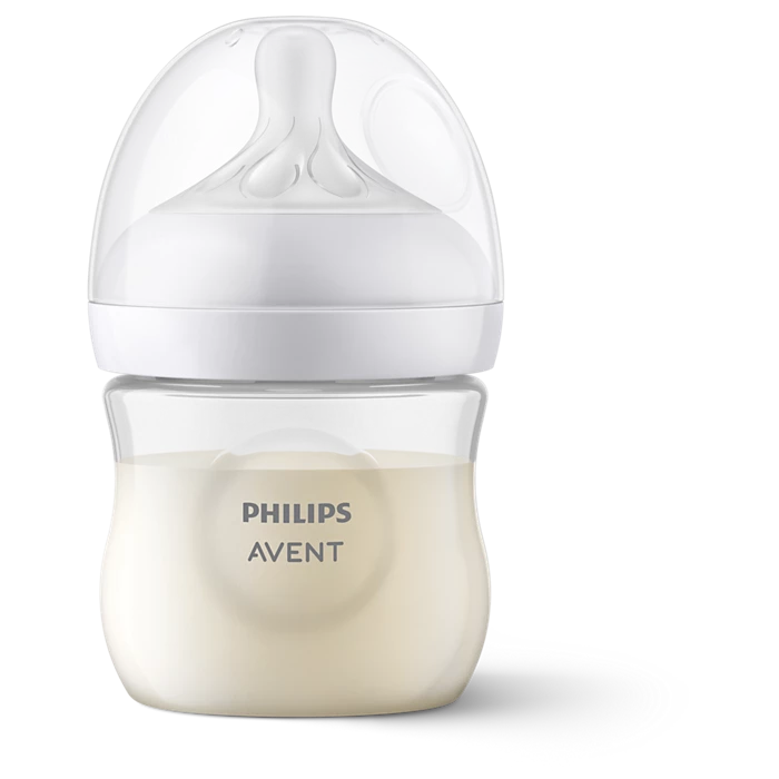 Tetina Natural Response Philips Avent que libera leche solo cuando el bebé succiona