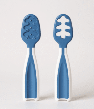 Cucharas de silicona de grado alimenticio para bebé SensiBlue