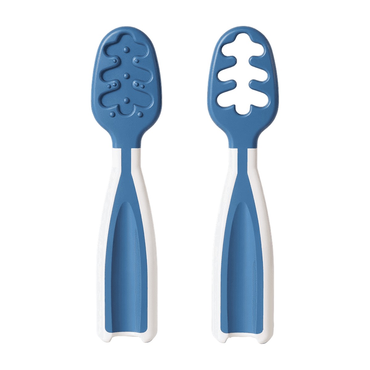 Cucharas de silicona de grado alimenticio para bebé SensiBlue