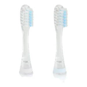 Detalle de cabezales de repuesto Pigeon para cepillo dental eléctrico infantil con cerdas suaves