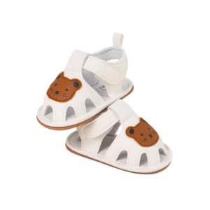 sandalias de bebé con diseño de osito, talla 11 y 12 cm