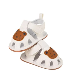 sandalias de bebé con diseño de osito, talla 11 y 12 cm