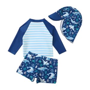 traje de baño niño tiburón 3 piezas upf50