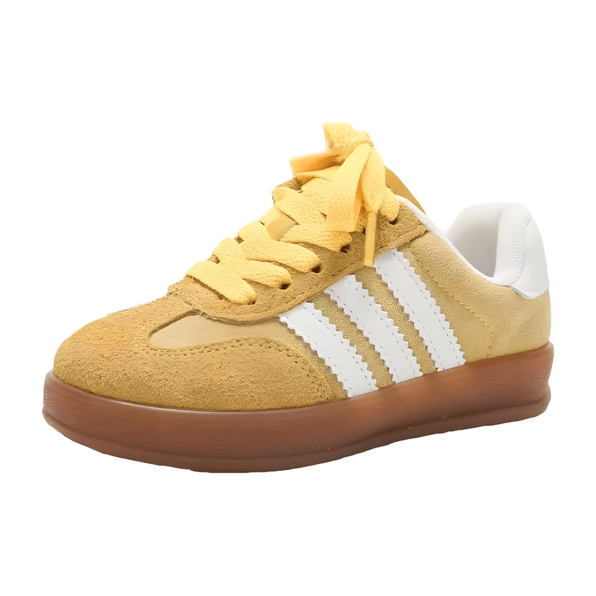 Zapatillas urbanas para niños con diseño amarillas
