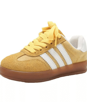 Zapatillas urbanas para niños con diseño amarillas