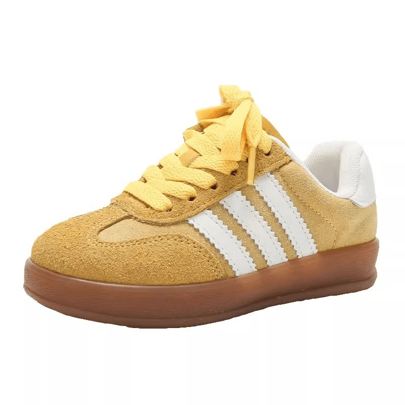 Zapatillas urbanas para niños con diseño amarillas