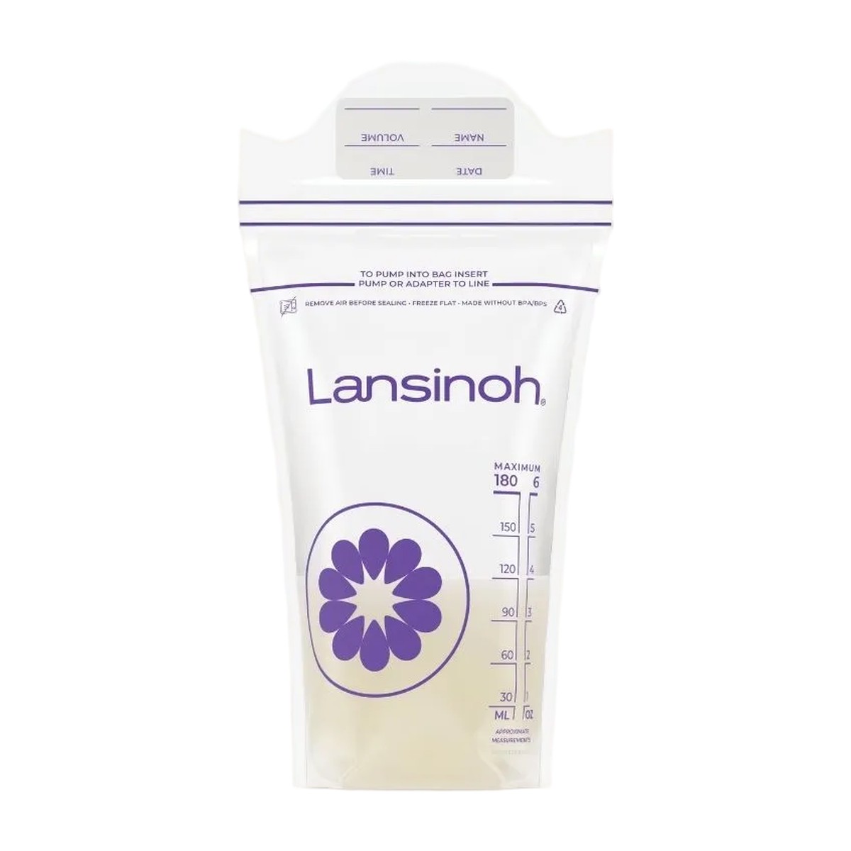 bolsas de almacenamiento de leche materna lansinoh pack 25 unidades