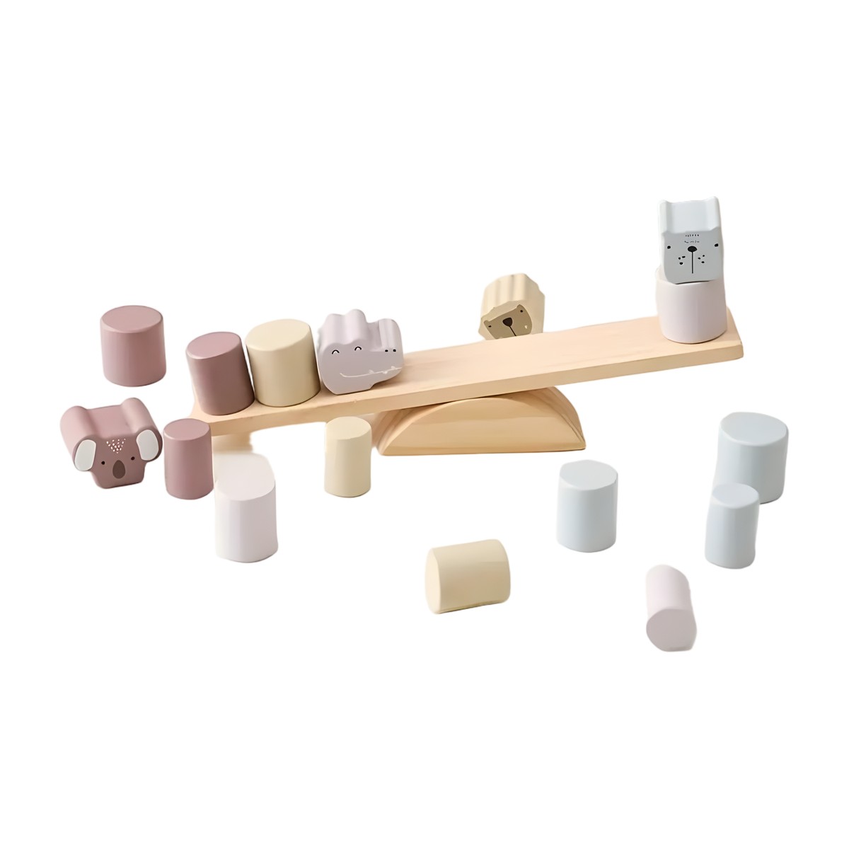 juego-montessori-equilibrio-animales-madera-pastel