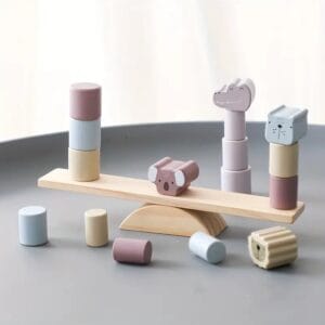 set-montessori-madera-con-balancín