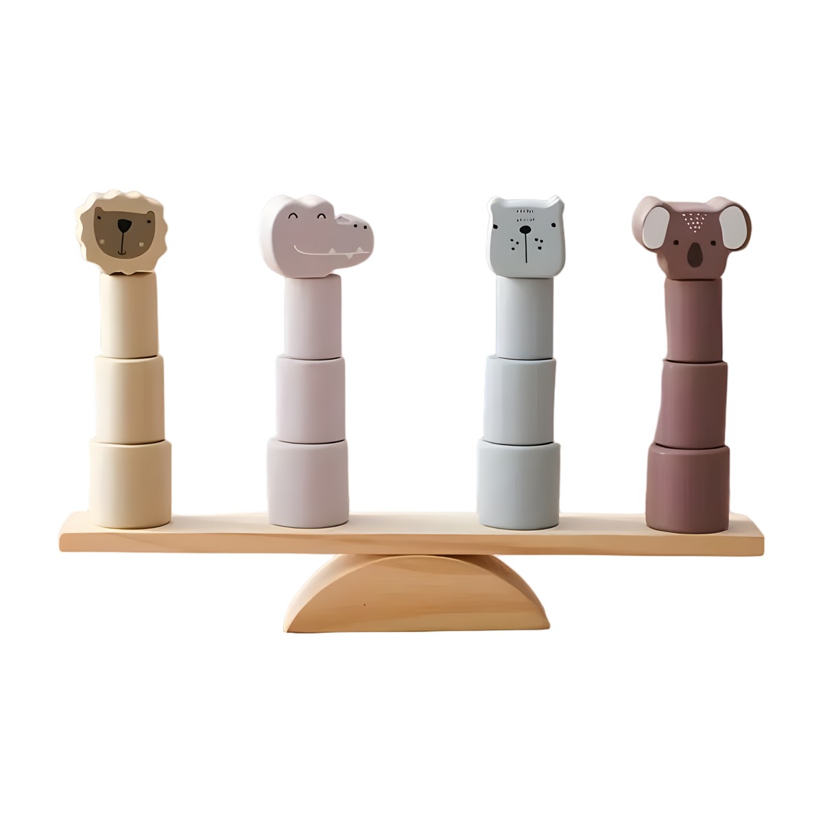 animales-madera-pastel-balancín-juego-educativo